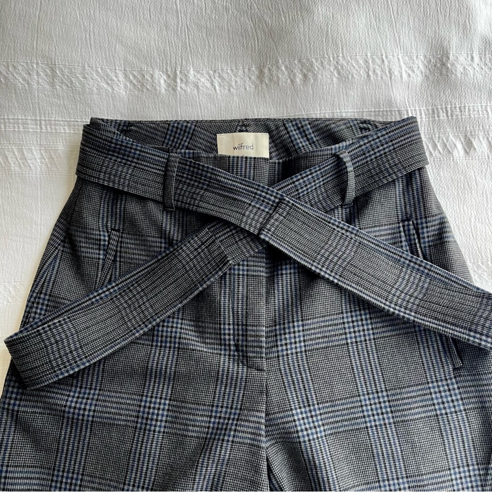 Aritzia Wilfred Tie Front Pants